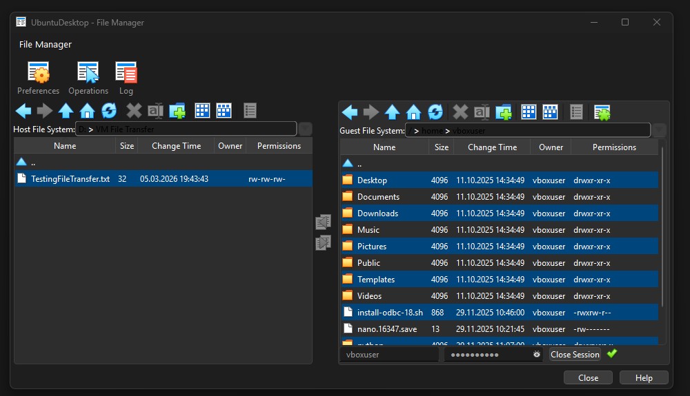Contents of Host File System Test Directory