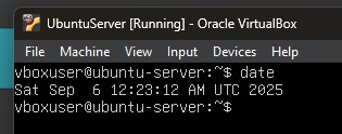 Date Command Output